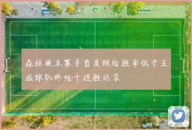 森林狼本赛季首度败给胜率低于五成球队终结十连胜记录